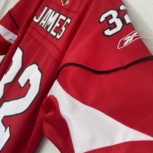AUTHENTIC VINTAGE REEBOK ARIZONA CARDINALS EDGERRIN JAMES YOUTH JERSEY SZ LARGE - Picture 3 of 8